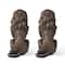 Glitzhome® 20.5" Guardian Sitting Lion Statue Set